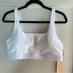 POPFLEX Classic White Sports Bra